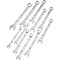 Dynamic Tools 11 Piece Metric Combo Wrench Set, Mirror Chrome, 9mm - 19mm D074204 - alternate 1